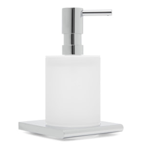 Evolution R Distributeur de savon avec support mural en métal, Chrome (SATDEVOR99)