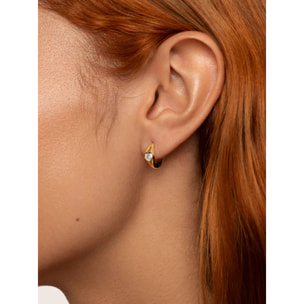 Orecchino Heart Placcato Oro