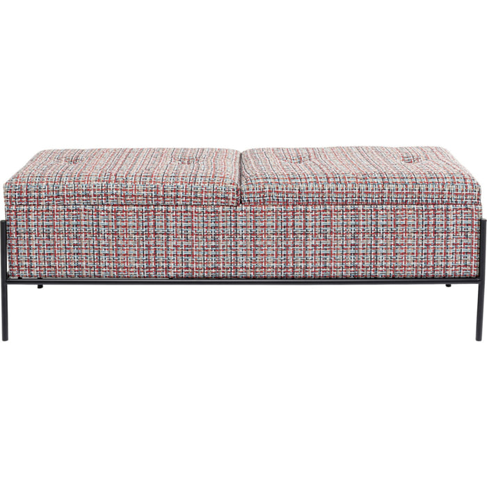 Banc-coffre Iceland 120x40cm rouge Kare Design
