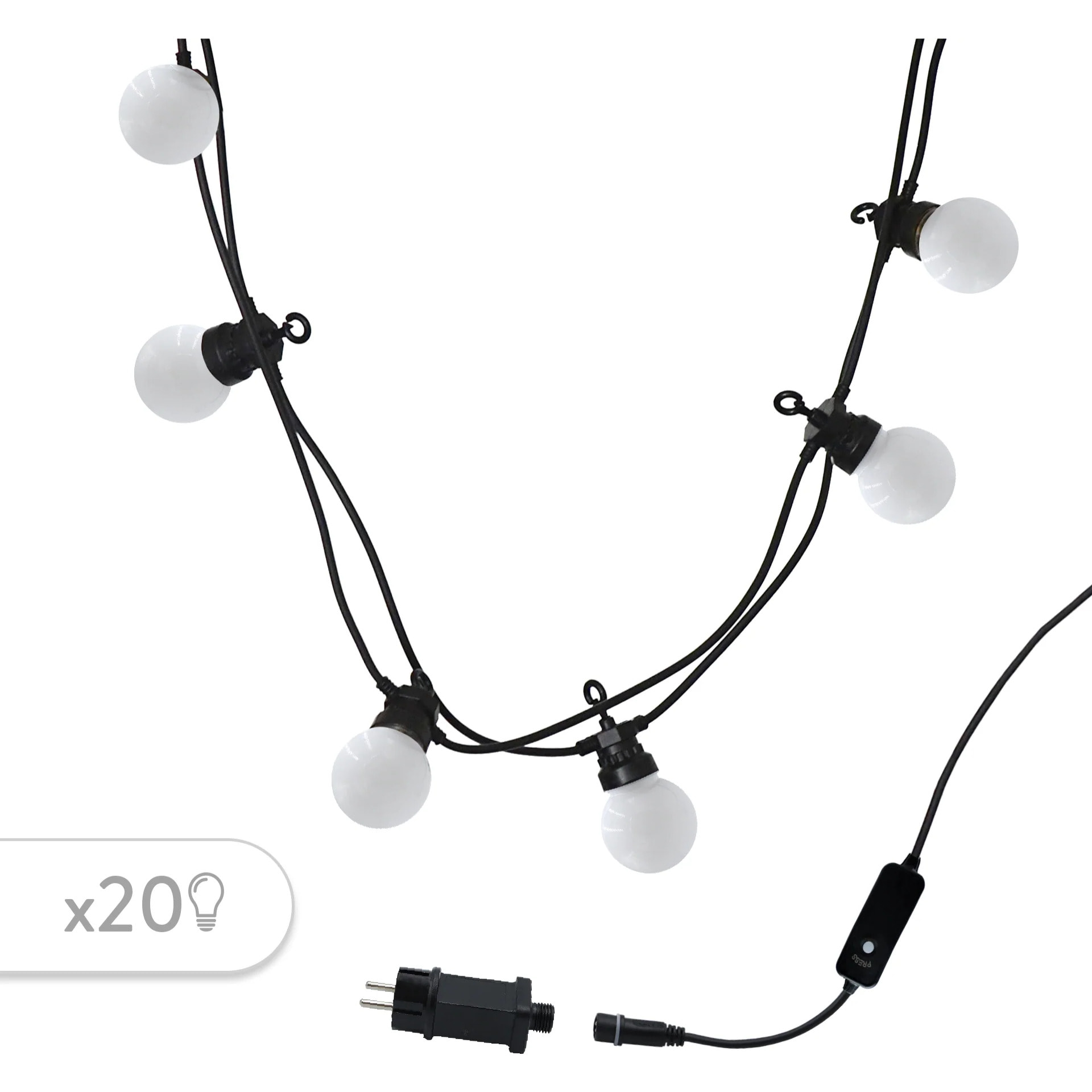 Guirlande connectable PARTY 20 LED 8.7M