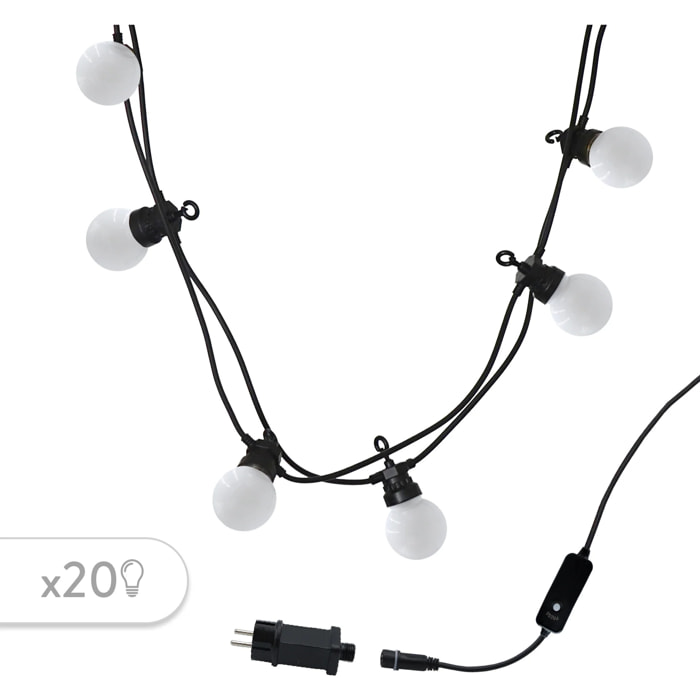 Guirlande connectable PARTY 20 LED 8.7M
