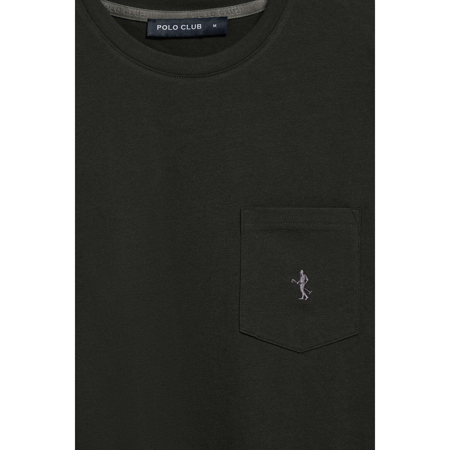 Camiseta negra de manga corta con bolsillo y bordado Rigby Best