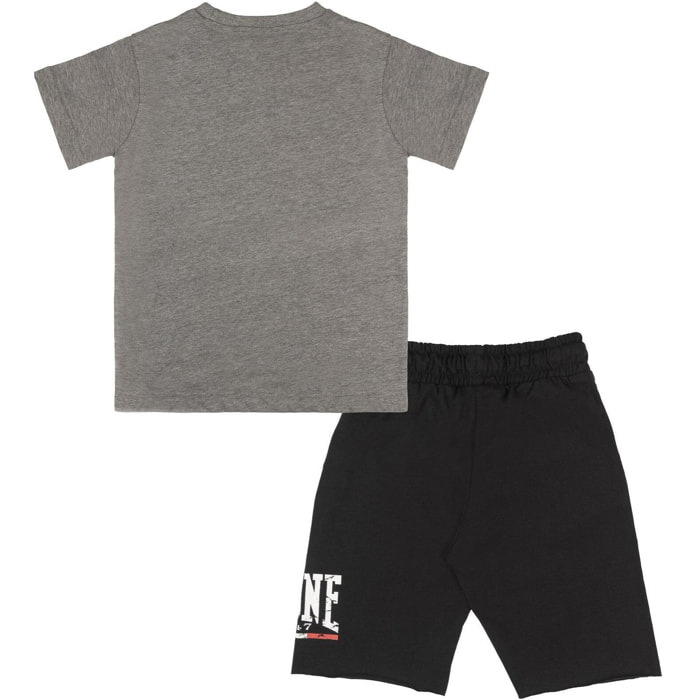 Conjunto infantil con camiseta y pantalón corto de algodón Leone Original