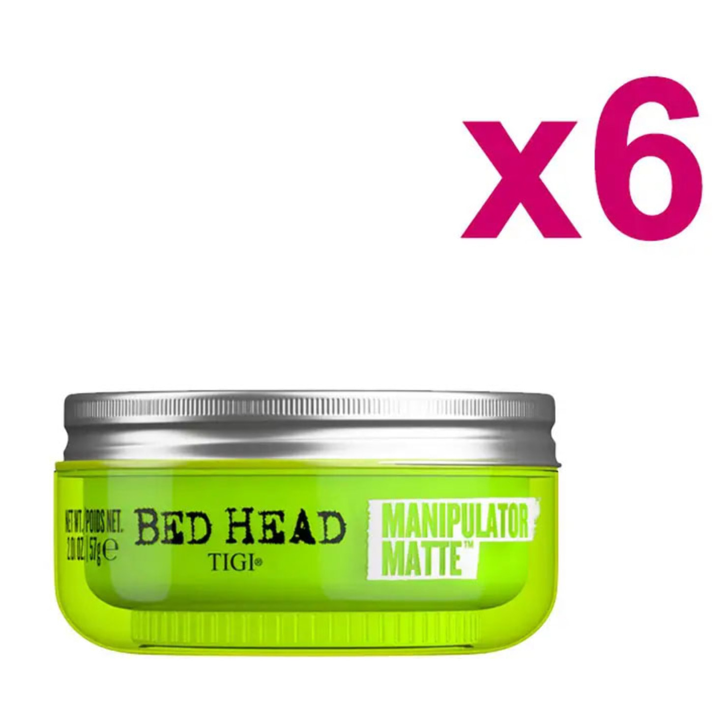 TIGI Kit Bed Head Manipulator Matte Paste 57ml 6 Unidad