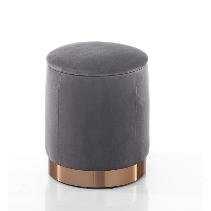 Tomasucci Pouf imbottito contenitore DIDO GREY multicolore