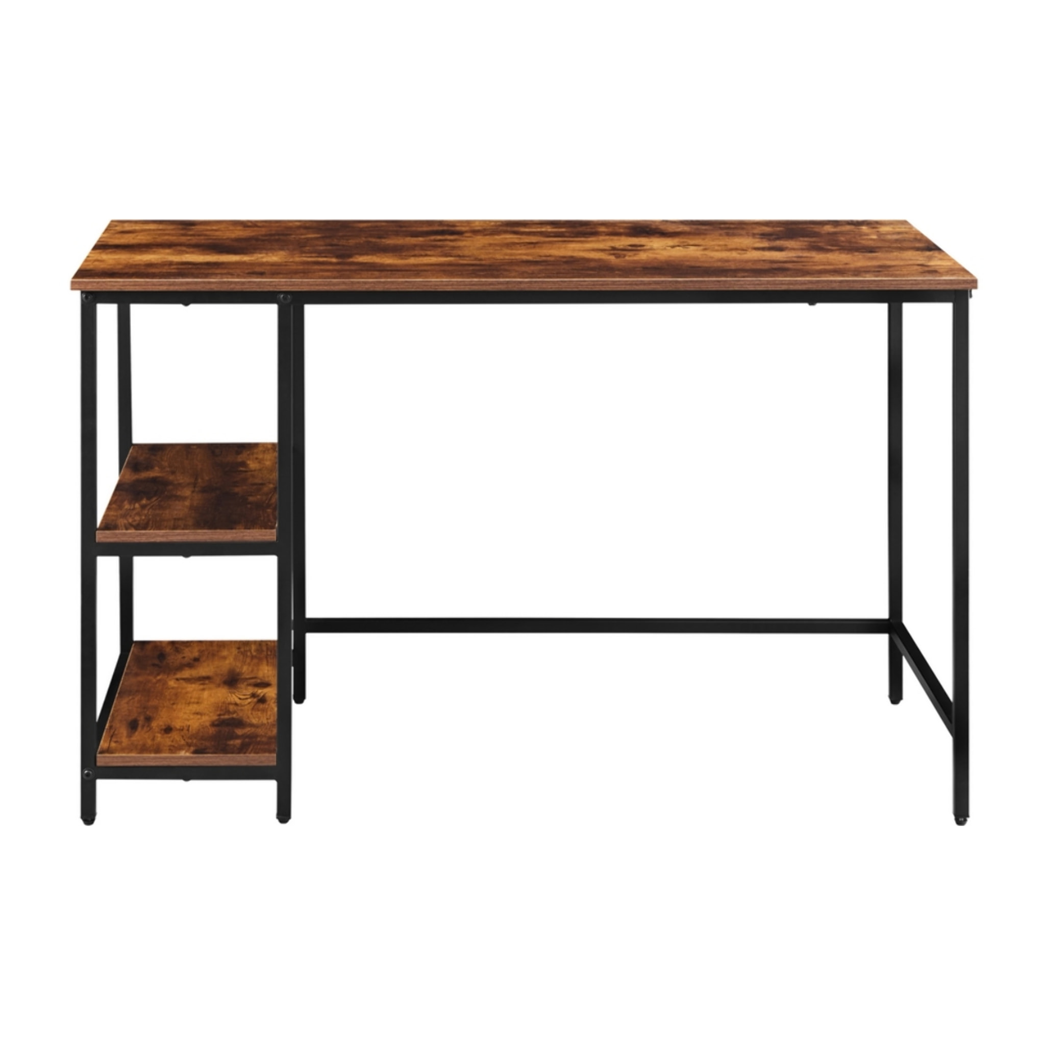 Scrivania moderna industrial con 2 ripiani 120x60x75 cm - Tyler