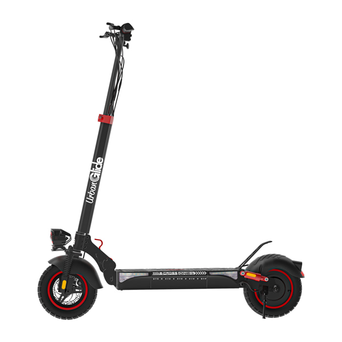 Pneu Tubeless 10" – Trottinette Électrique Adulte UrbanGlide – Autonomie Jusqu'a 60 km – Poids 23Kg – ECROSS4 – Batterie 54V/13Ah