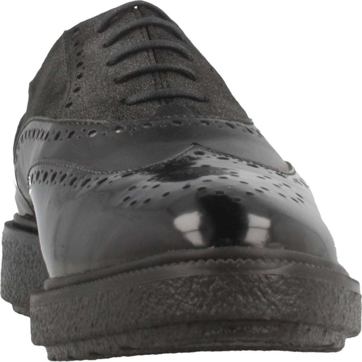 Bluchers Mujer de la marca GEOX  modelo D PRESTYN NEGRO