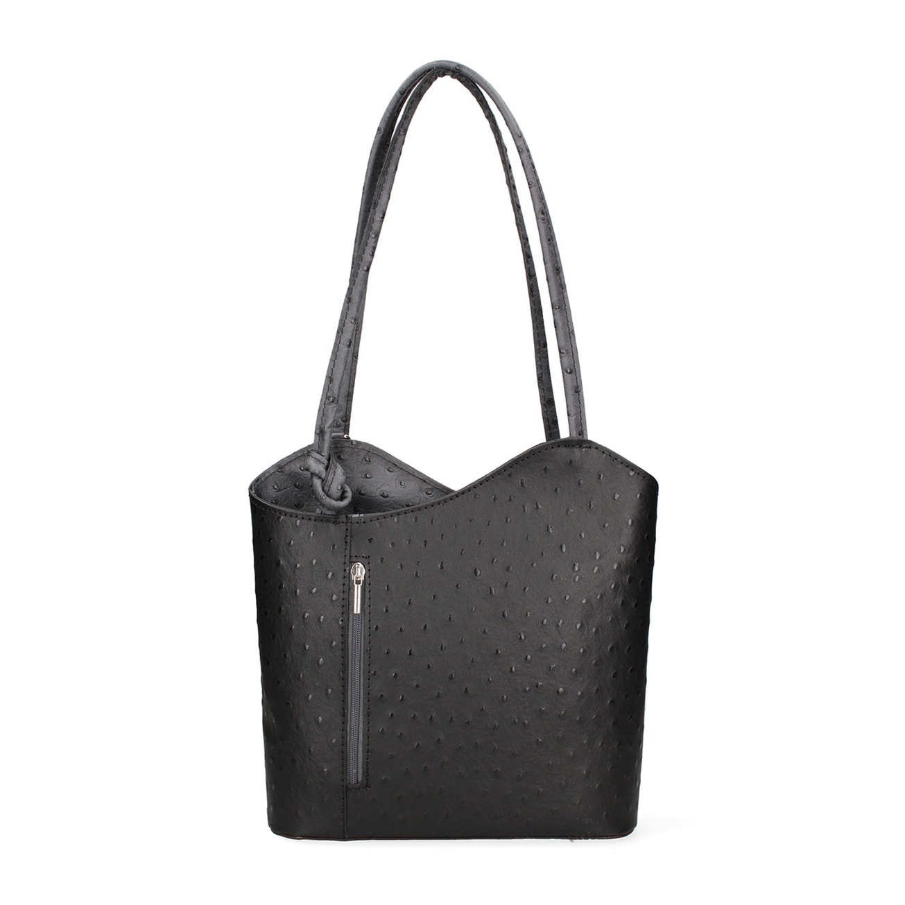 Zaino da donna in vera pelle - Modello Charlotte - 28.0 x 25.0 x 9.0 cm