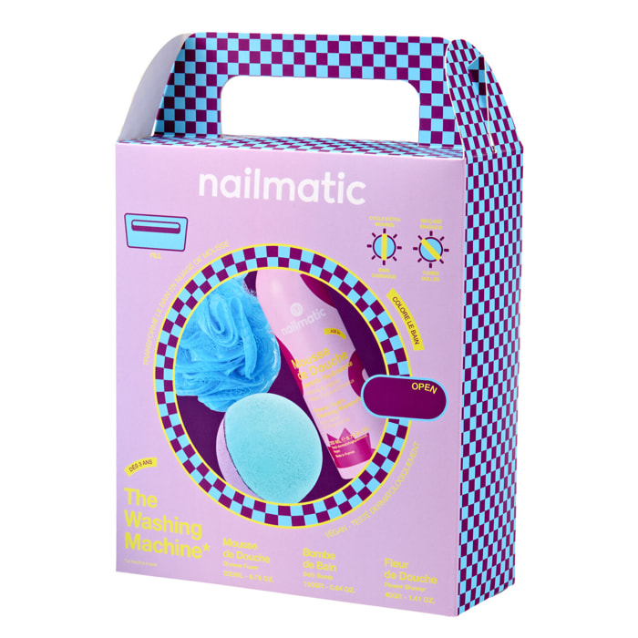 Washing Machine Violet - Coffret Mousse de Douche Bonbon 200ml + 2 Produits