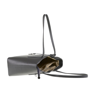 Borsa a spalla da donna Made in Italy - Modello Elowen Lux - 100% pelle - 38.0 x 25.5 x 12.5 cm