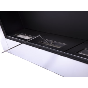 Chimenea de etanol panorámica con 3 quemadores ZEUS PURLINE