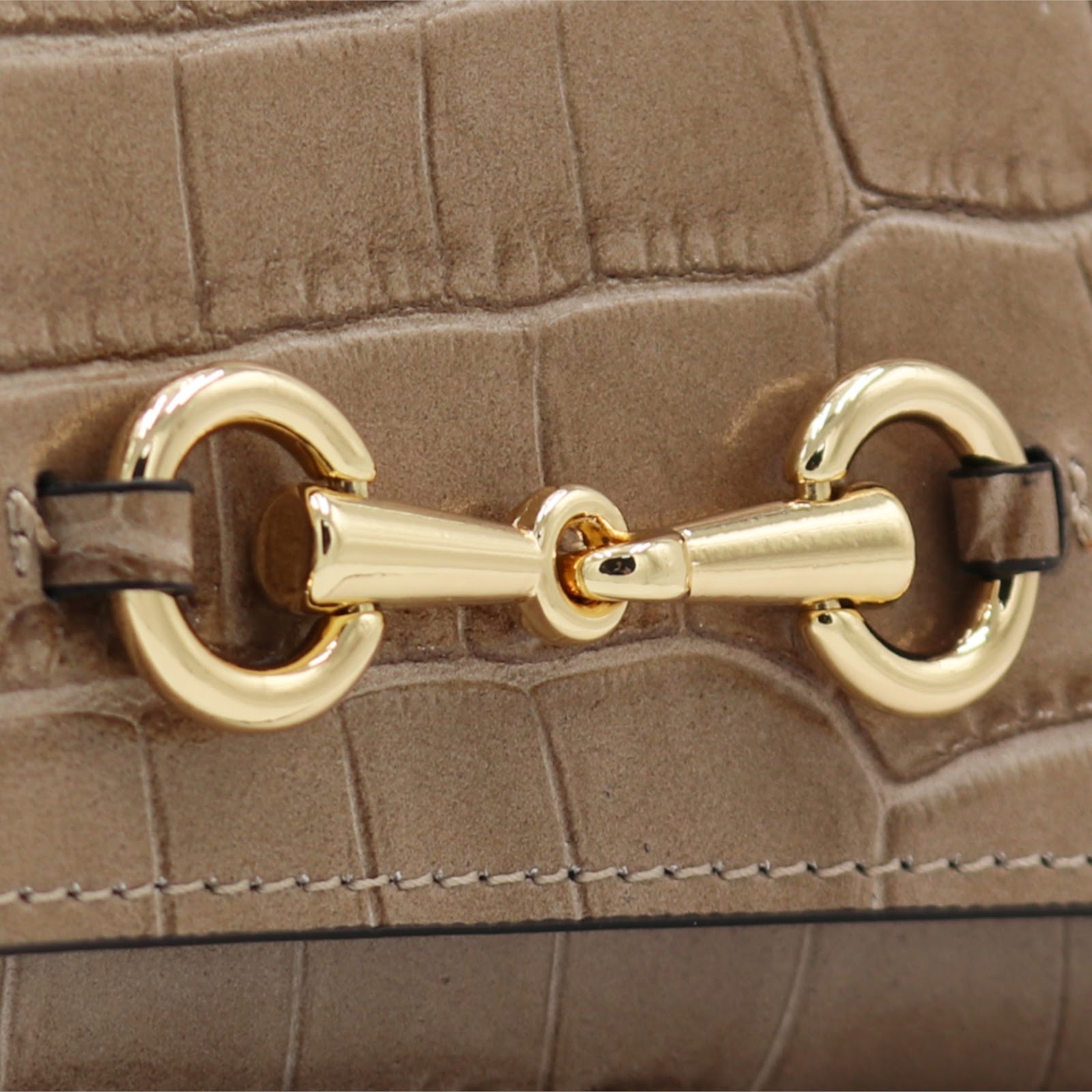 Cartera Cheval Firenze Grant Croc Taupe