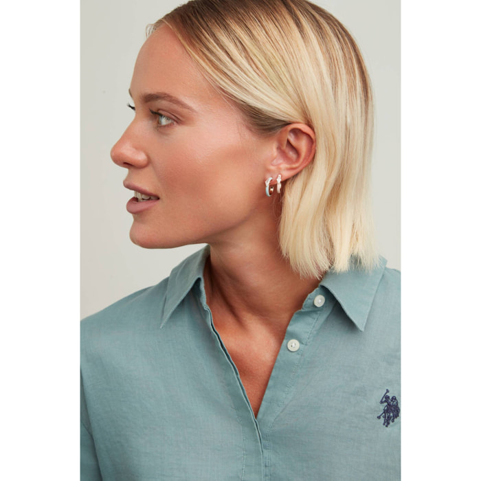 Orecchini U.S. Polo Assn. In metallo placcato oro