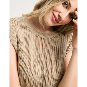 Camiseta Manga Corta Beige - Elsinore