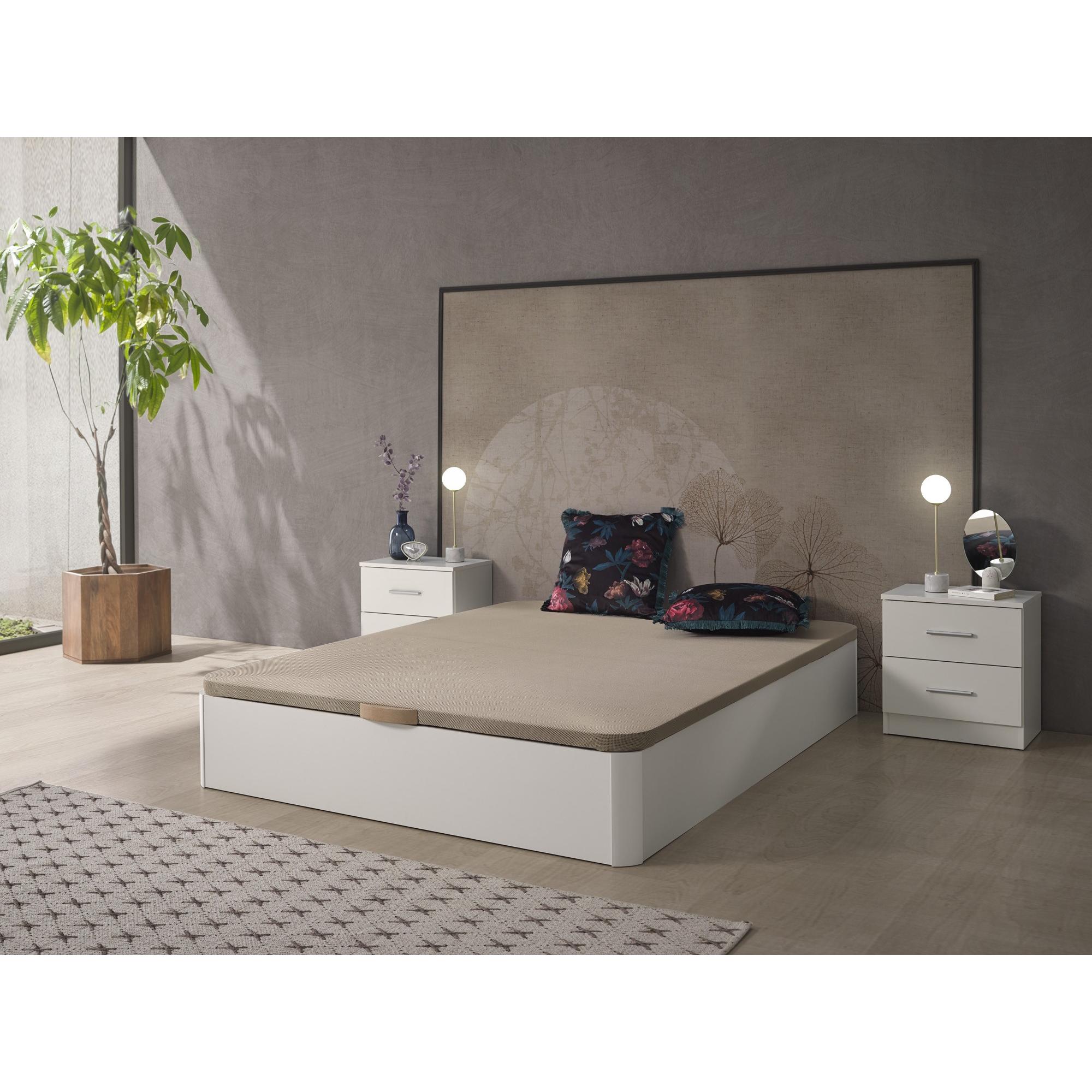 Canapé Delia XL Abatible Madera Incluye Montaje Color Blanco