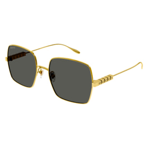 Gafas de Sol Gucci GG1434S-001 de Metal Mujer 57 mm