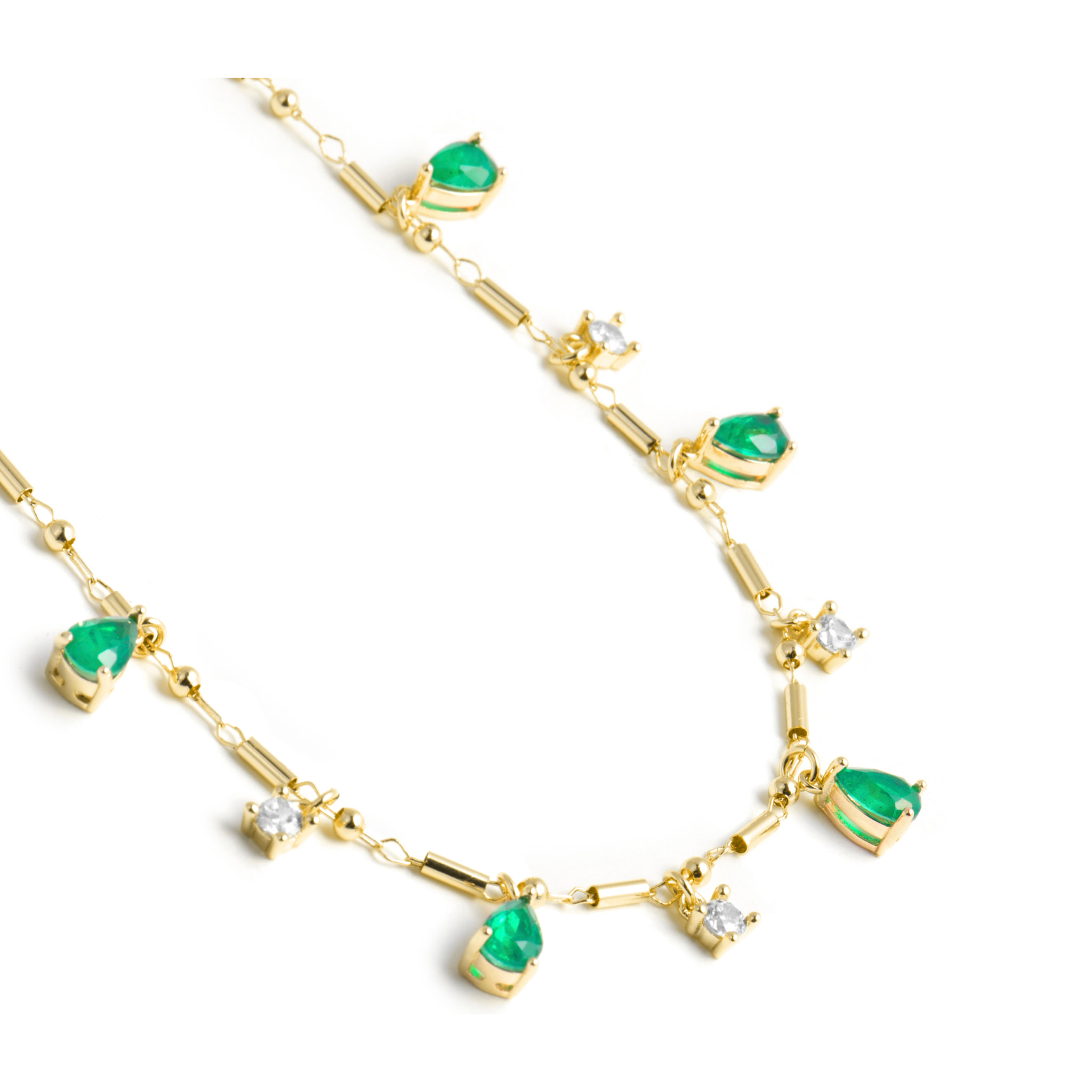 Collar Lakrom acabado oro amarillo 18k