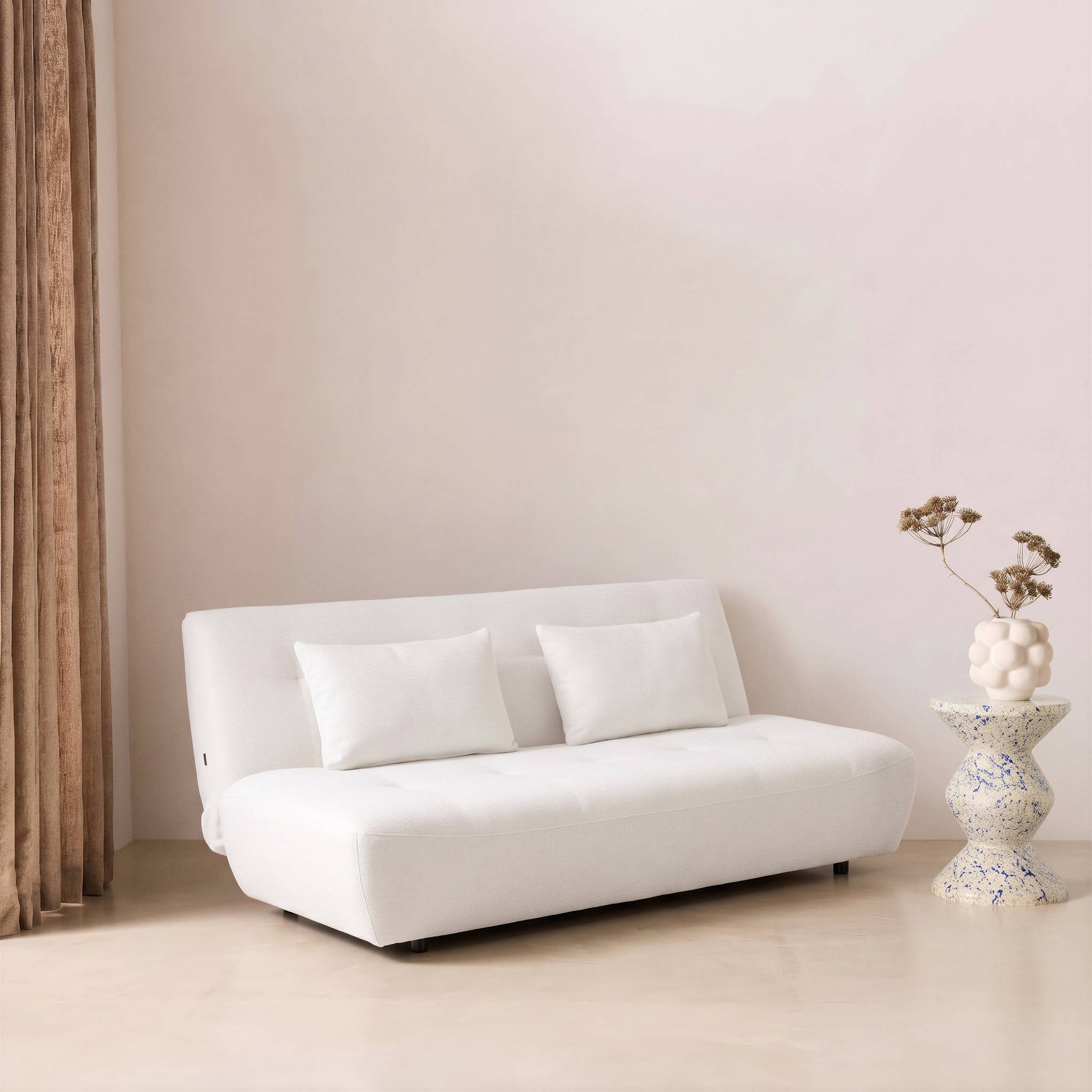 Banquette convertible tissu chenille 3 places KLIK