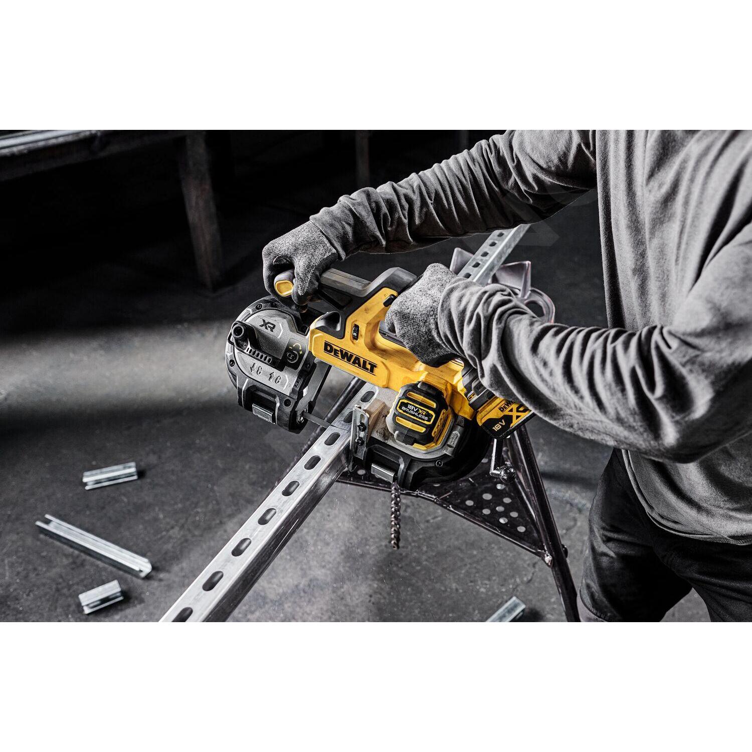Scie à ruban XR Brushless 18V - DEWALT - Sans batterie, ni chargeur - boite carton- DCS378N-XJ