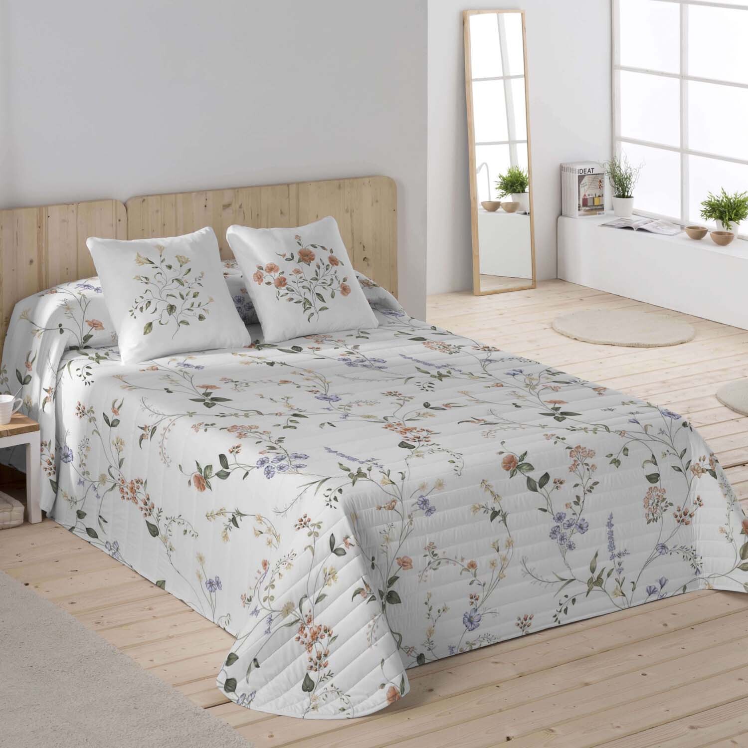 Naturals - Colcha Bouti Estampada - 2/3 Piezas - 100% Poliéster - Microfibra - 70 gr/m² - Beltane