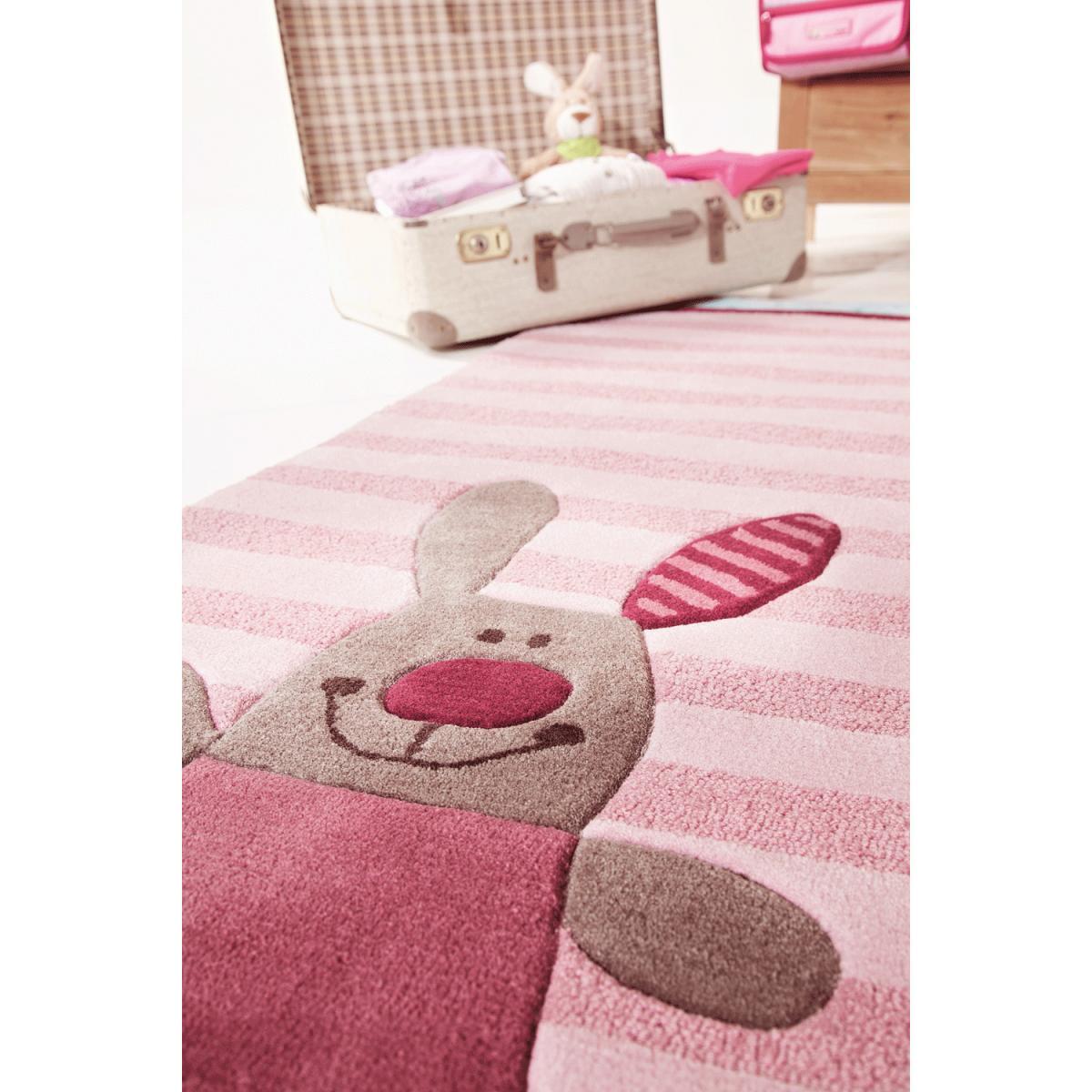 Tapis enfant fait main en acrylique LAMI
