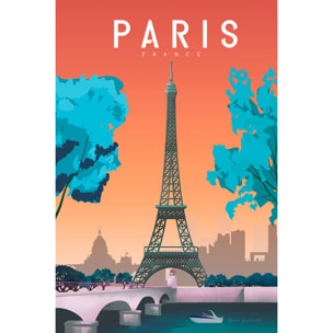 Tableau ville Paris France Tableau plexiglas