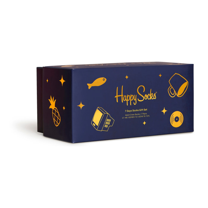Calcetines 7-pack 7 days a week Happysockss gift set