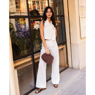 Chaleco de mujer bordado