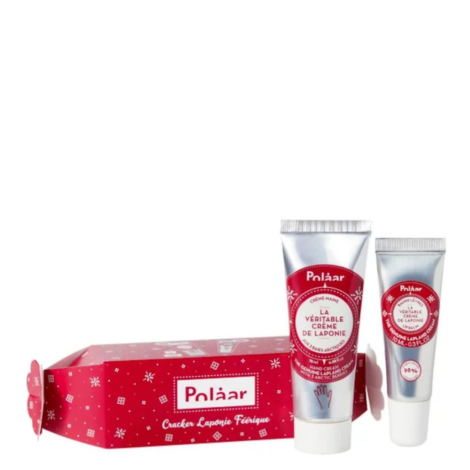 Cracker La Véritable Crème de Laponie - Coffret duo Crème Mains 25ml + Baume Lèvres 10ml