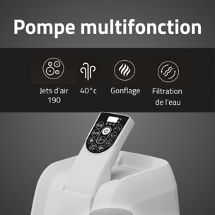 Bestway Spa gonflable rond Lay-Z-Spa Grenada AirJet 6-8 personnes