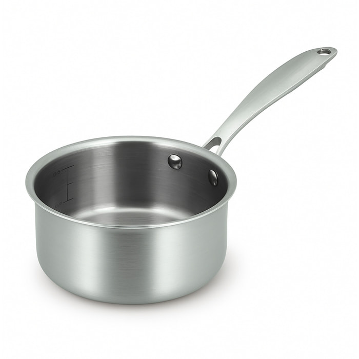 Casserole acier inoxydable 16cm - fait en France - tous feux TRIPLY