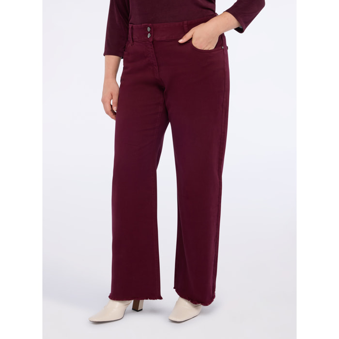 Fiorella Rubino - Jeans new regular regular burgundy - Bordeaux