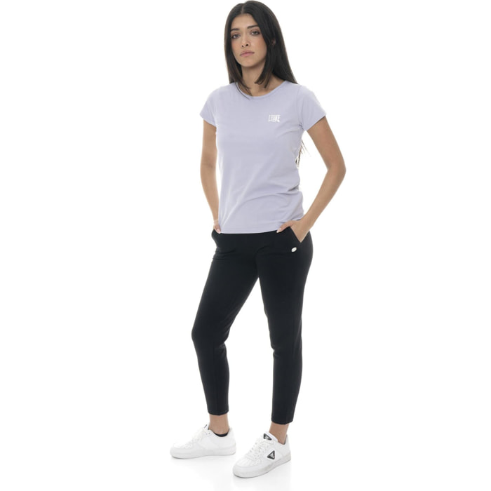Camiseta de mujer con logo lateral de corazón Leone Basic
