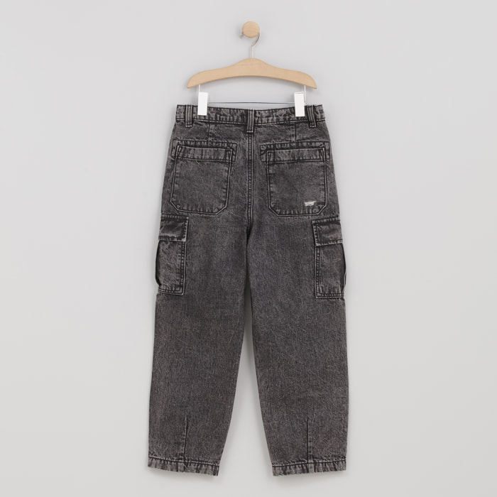 Jeans - 100% cotone - grigio denim