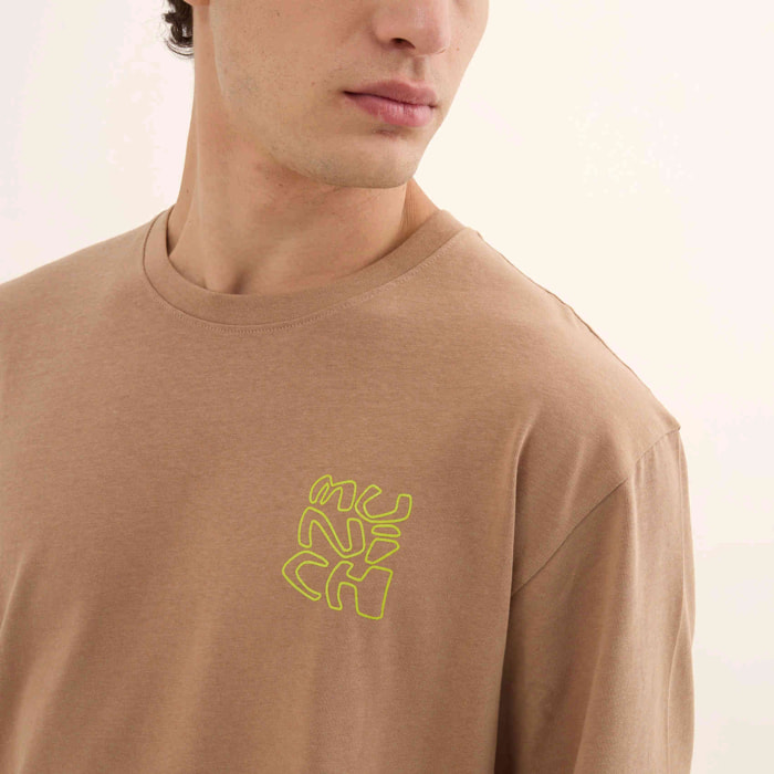 Camiseta Estilo Urbano Oversize Algodón Orgánico Toffee STREETWEAR T-SHIRT TOFFE