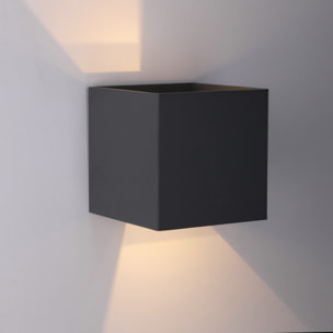 Forlight REX Aplique Exterior LED con Haz de Luz Modulable IP54 5,2W 3000K 244Lm Gris Urbano