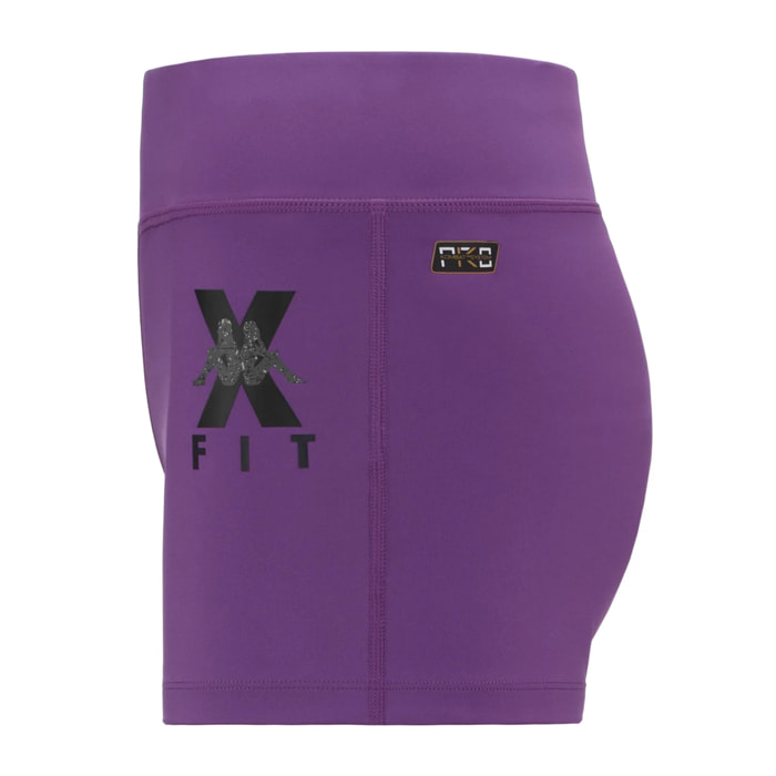 Pantaloni Corti Kappa Donna KOMBAT WKT ESCAME Viola