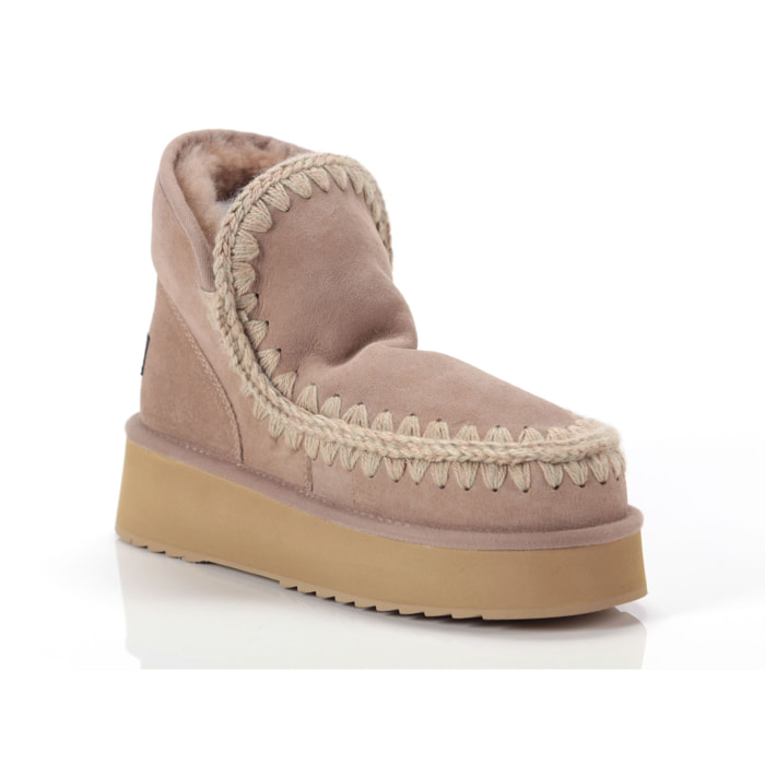 Boots Mou MINI ESKIMO PLAT Marrone