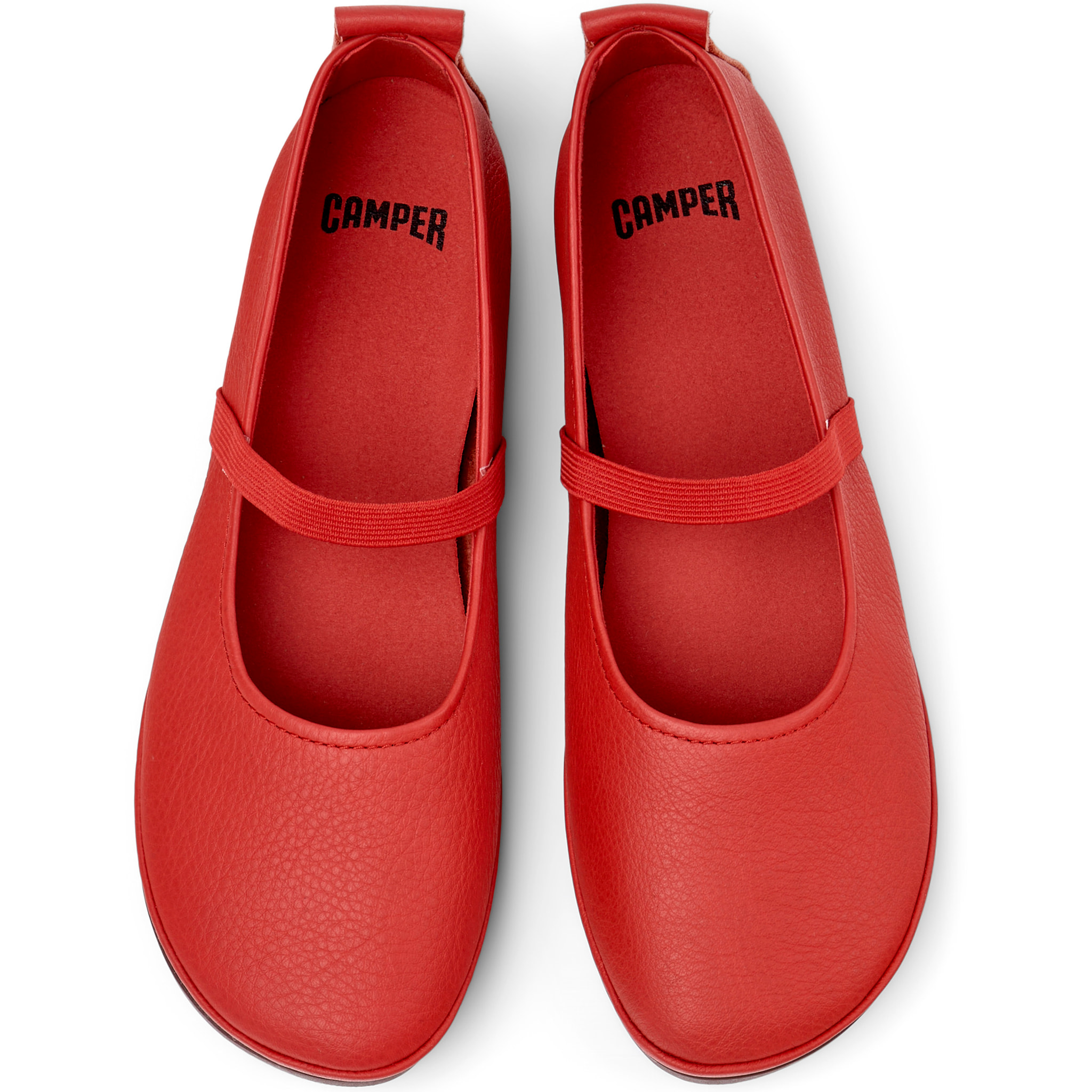 Bailarinas - CAMPER Right Nina - Rojo - Cuero liso