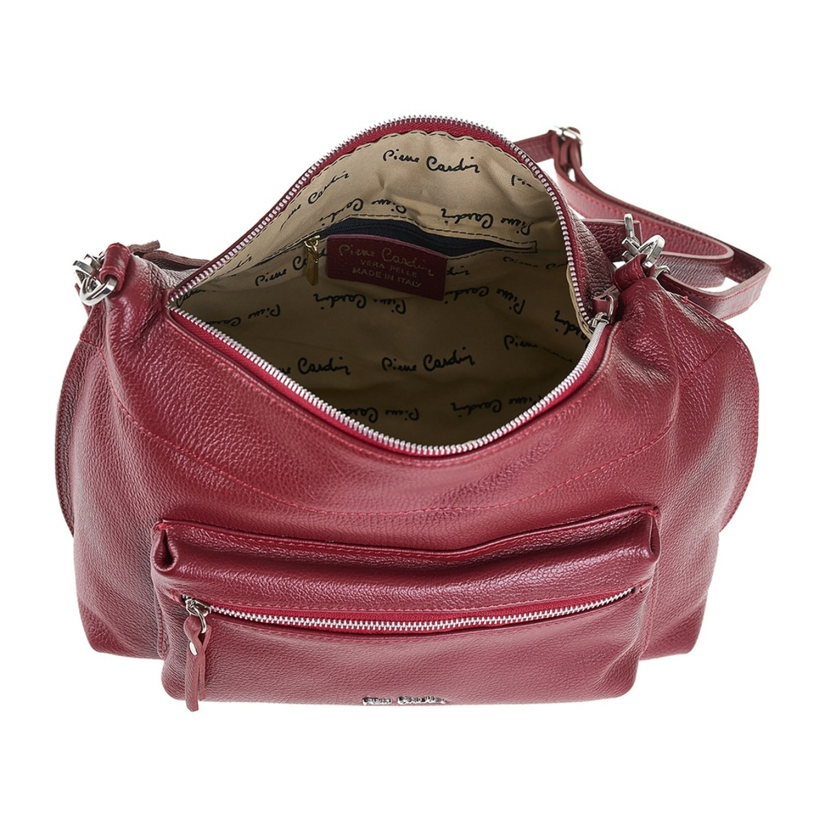 Borsa a spalla da donna Made in Italy - Modello Seraphina - 100% pelle - 35.0 x 23.0 x 20.0 cm