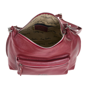 Borsa a spalla da donna Made in Italy - Modello Seraphina - 100% pelle - 35.0 x 23.0 x 20.0 cm
