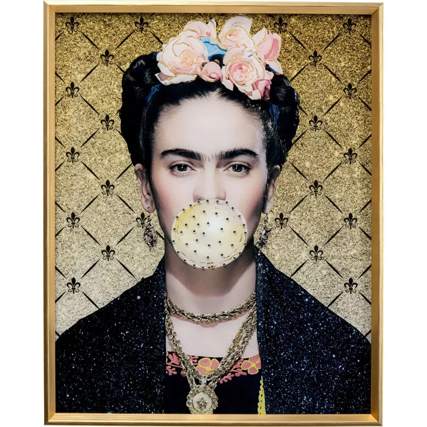 Tableau Frame artiste chewing-gum 40x50cm Kare Design