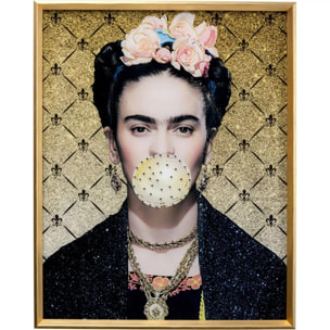 Tableau Frame artiste chewing-gum 40x50cm Kare Design