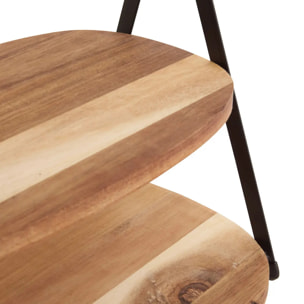 Serviteur de table Mina marron L27,5xp25,5xH25cm