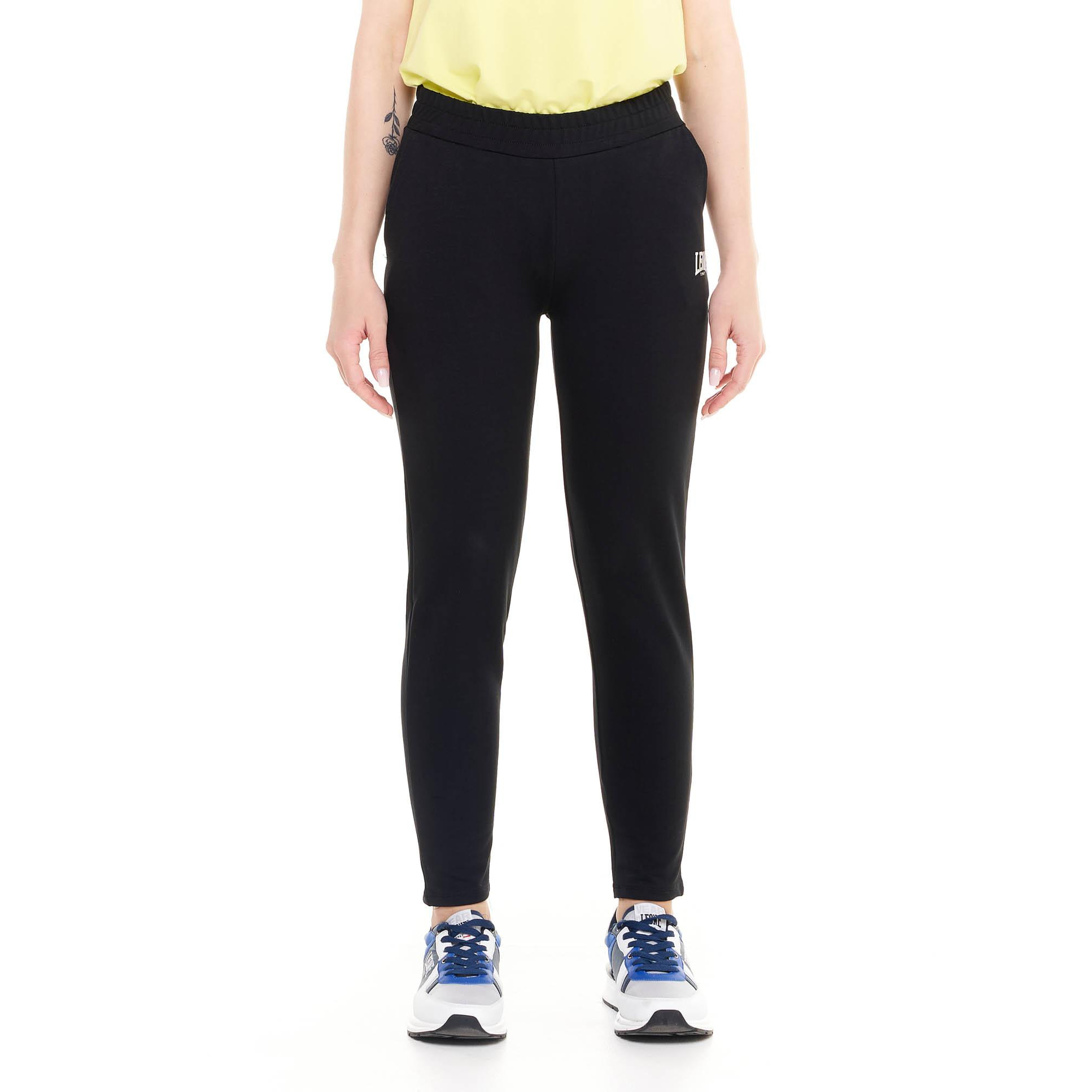 Pantalone dritto donna in felpa Training