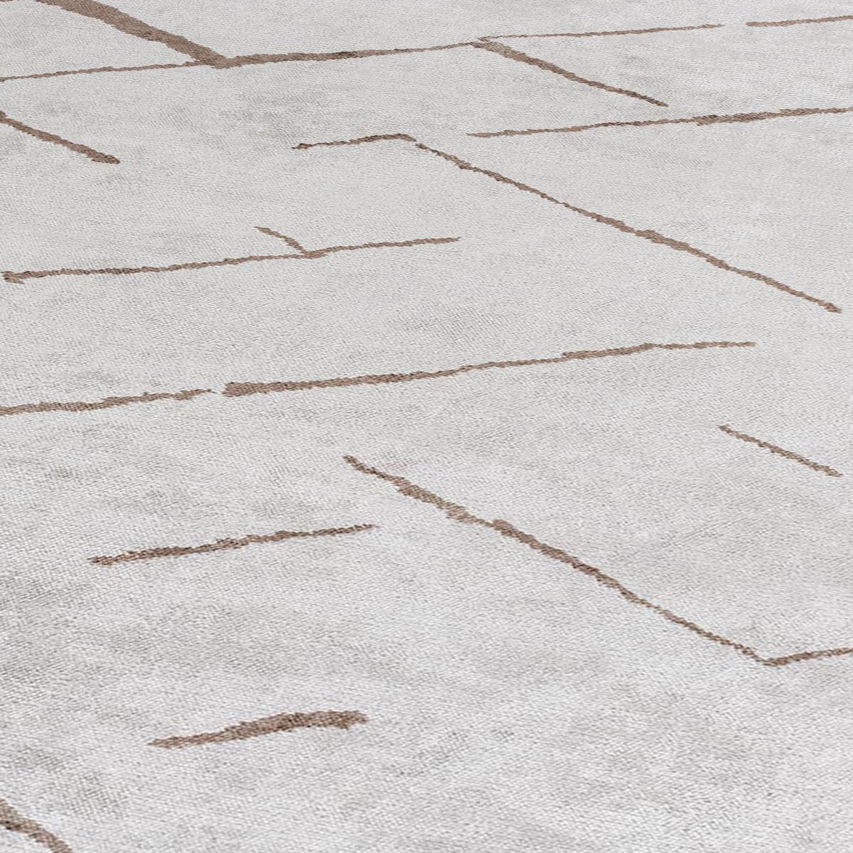 Tapis kilim tissé en coton motif simple CUVE