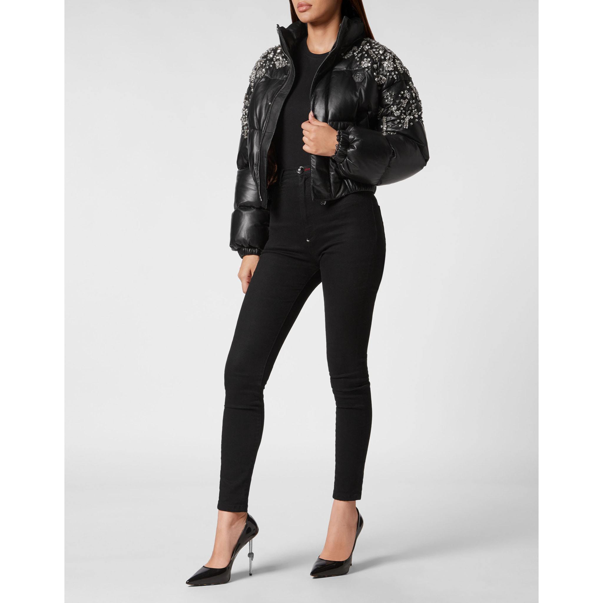 PHILIPP PLEIN Chaqueta de cuero
