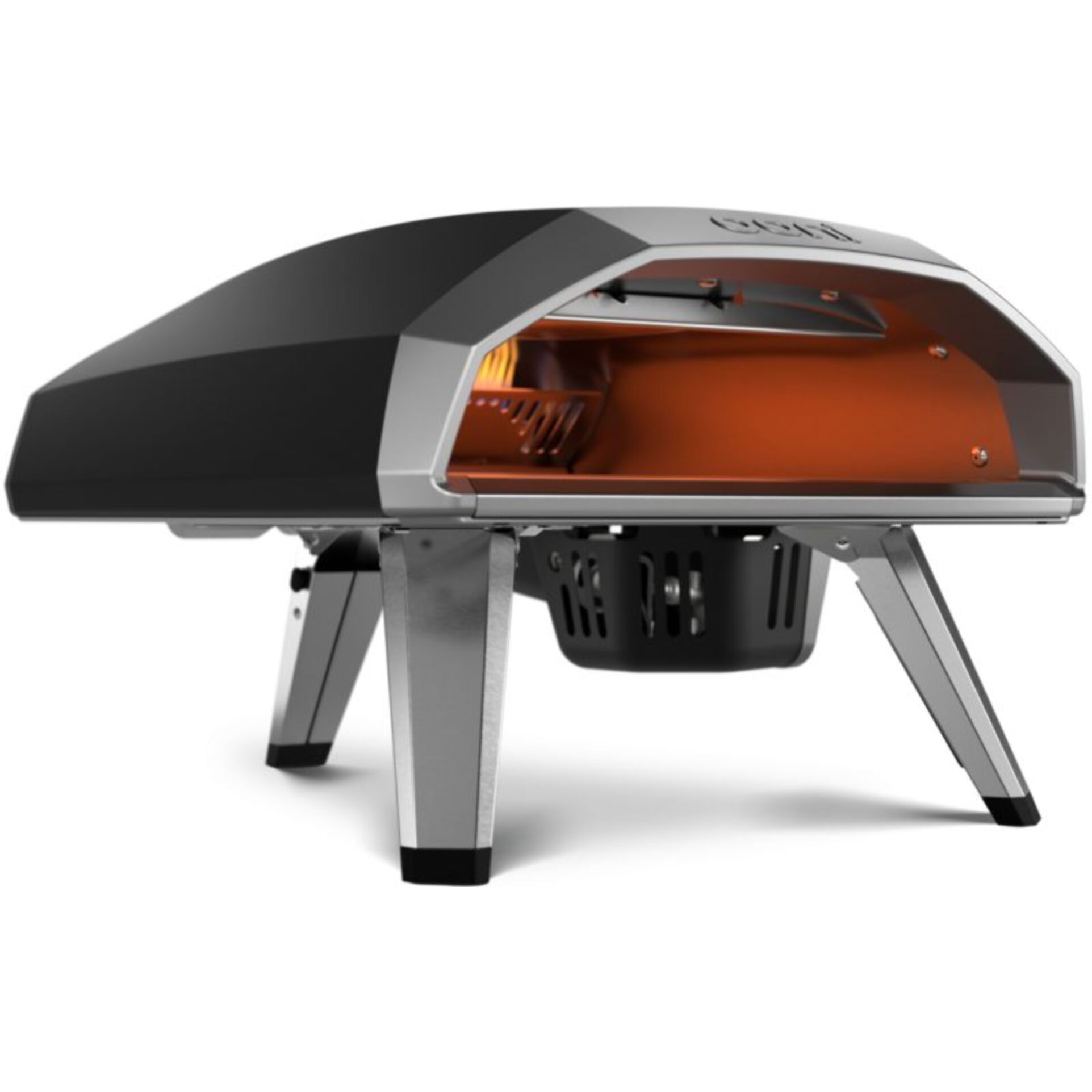 Four à pizza gaz OONI Koda 2 noir pizza 35 cm, préchauffage 20 min, de 190 à 500°C