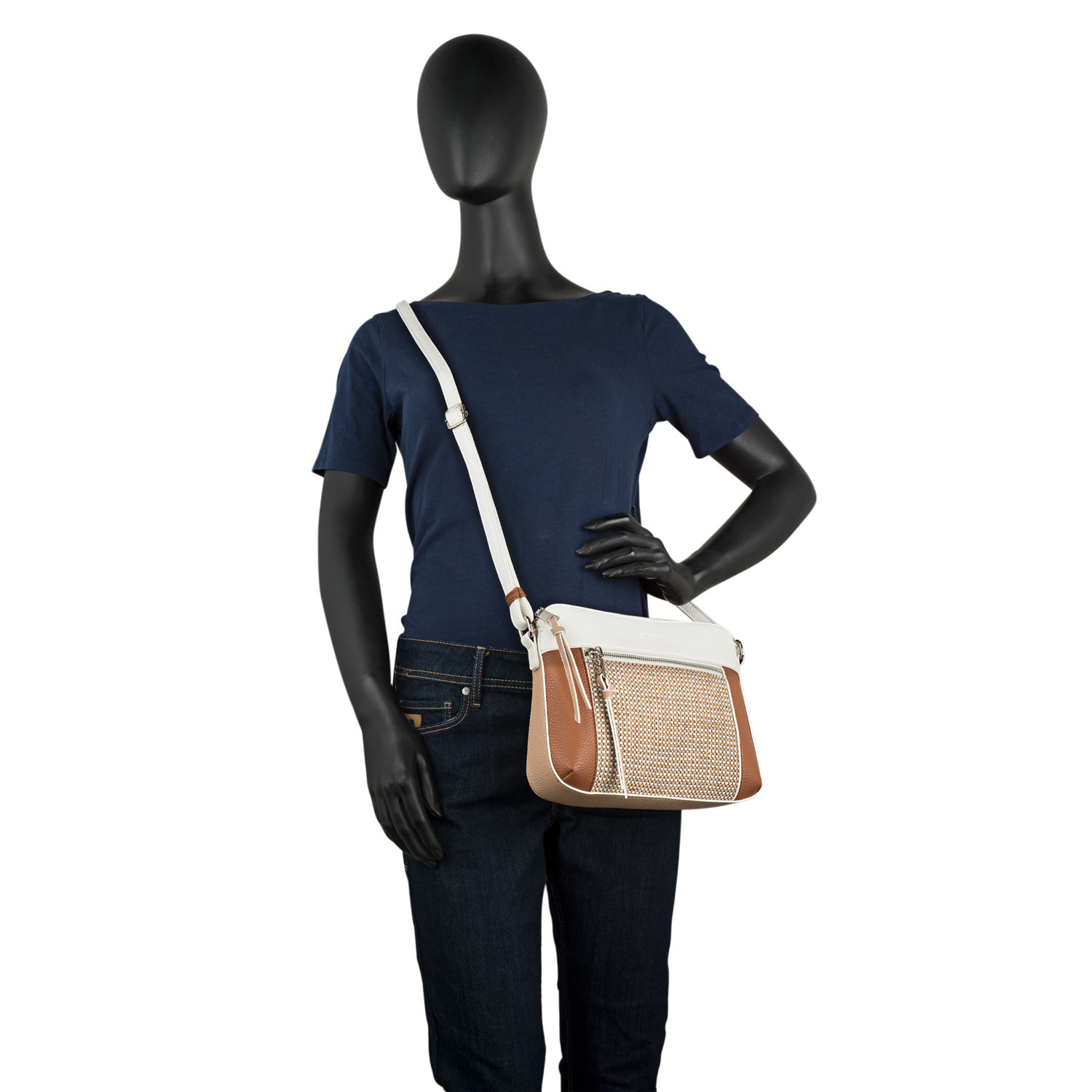 Bolso Bandolera Mujer Sint/Pu Skpat Hanna Marron